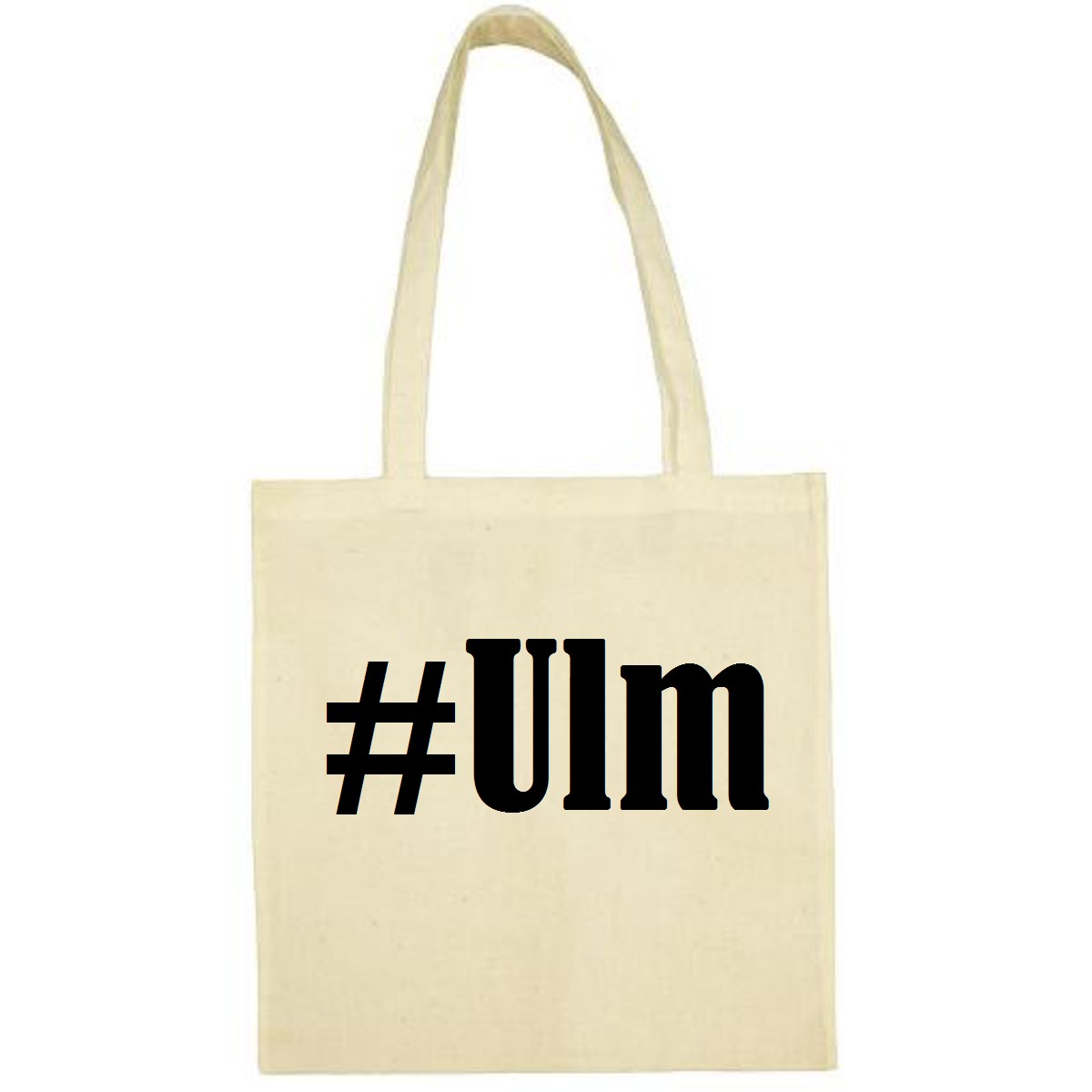 Tasche Beutel Baumwolltasche #Ulm Hashtag Einkaufstasche Schulbeutel Turnbeutel - Bild 10 von 12